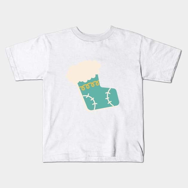 New Year's shoe Kids T-Shirt by  bee Maya